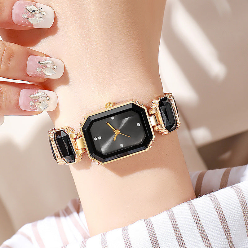 High-value rock candy full diamond watch with great elegance